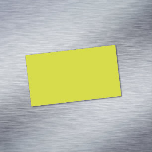 Cartão De Visitas Magnético Textura de Fundo Amarelo Plano