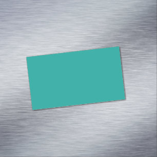 Cartão De Visitas Magnético Textura de Fundo Verde Azulado Plano