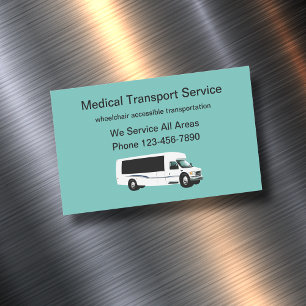 Cartão De Visitas Magnético Transporte de Deficiência Médica