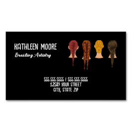 Cartão De Visitas Magnético Travador de cabelo