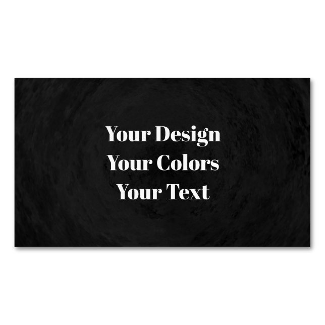 Cartão De Visitas Magnético Vazio - Crie seu próprio personalizado (Frente)