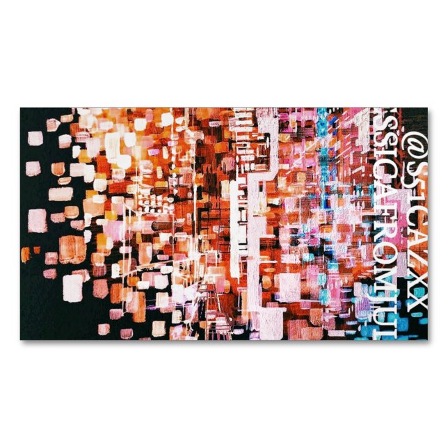 Cartão De Visitas Magnético Visão noturna de Flight Mug (Frente)