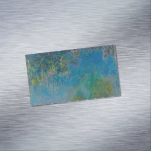 Cartão De Visitas Magnético Wisteria por Claude Monet
