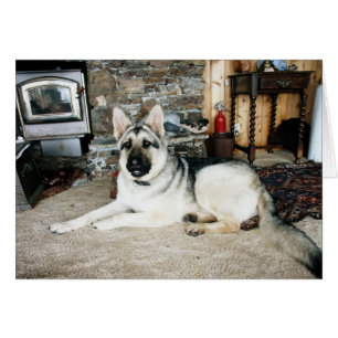 Cartão De vista completa australiano/lareira