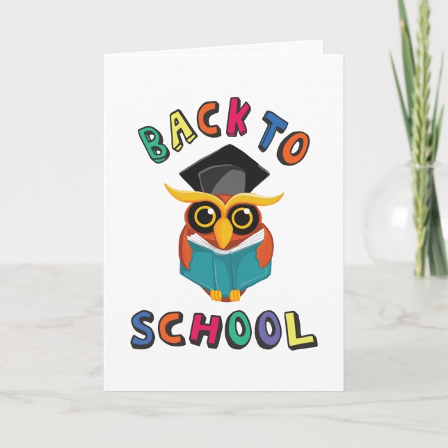 Cartão De volta à escola (Frente)