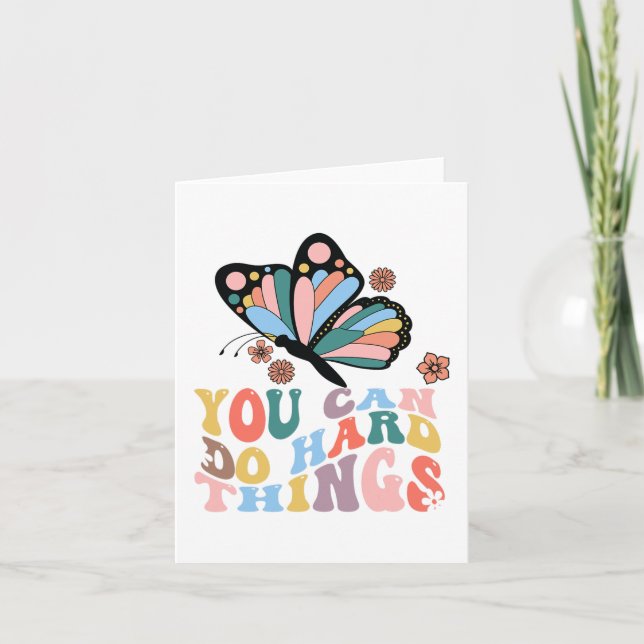 Cartão De Volta À Escola Você Pode Fazer Coisas De Duro (Frente)