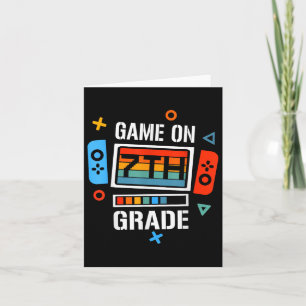Cartão De Volta Ao Jogo Da Escola Em Crianças Engraçadas