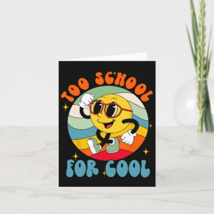 Cartão De Volta Para A Escola Sorrir De Cara Para A Escol