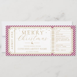 Cartão de Voucher com Oferta de Oferta de Tíquete 