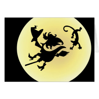 Cartão de Witchy (vazio para dentro)