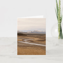 Cartão de Yellowstone Outono - 4" x 5.6"