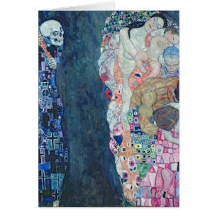Cartão Death and Life, c.1911 (óleo na canvas)
