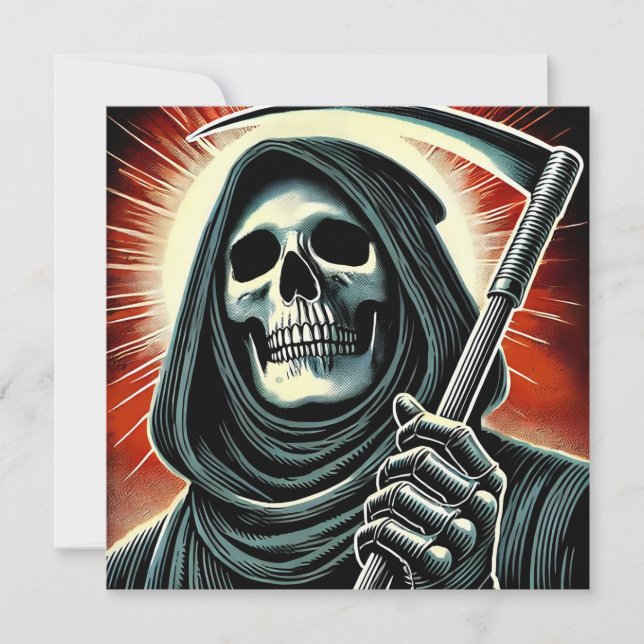 Cartão death character illustration (Frente)