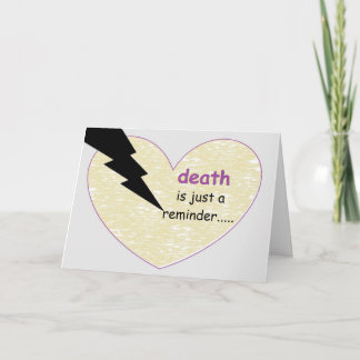 Cartão death's reminder...by peacewillow