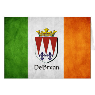 Cartão DeBryan Irish Flag