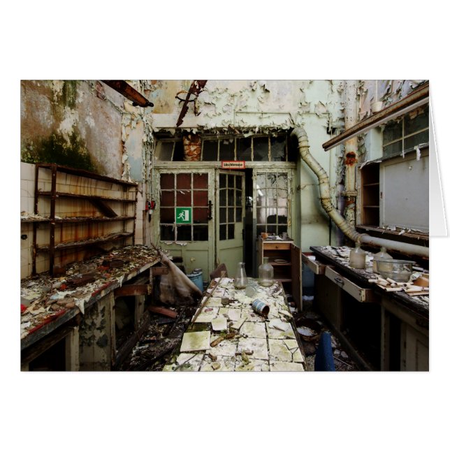 Cartão Decaimento do laboratório (Frente horizontal)