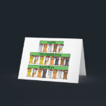 Cartão December 22nd Birthday Cute Cartoon Cats<br><div class="desc">Cartoon cats wearing Santa hats,  holding up green banners that say 'Happy December 22nd birthday'. A perfect card for anyone born on this day.</div>