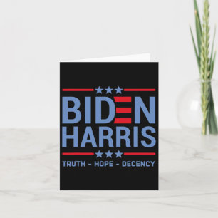 Cartão Decência da Verdade da Esperança Harris 2020