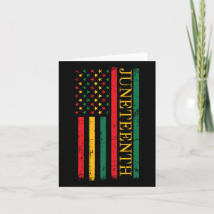 Cartão Décima Junta Africana American Flag Freedom 1865 W