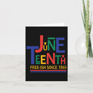 Cartão Décima Junta Livre Desde 1865 Ancestor Melanina Bl