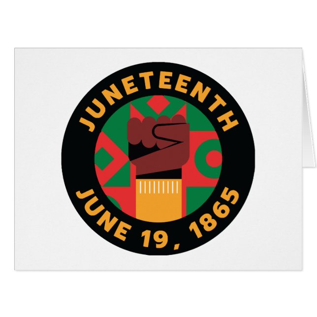 Cartão Décima Sétima Celebração Comemorativa da Liberdade (Frente horizontal)