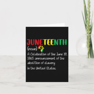 Cartão Décima Sétima Definição, 19 de junho de 1865, Libe