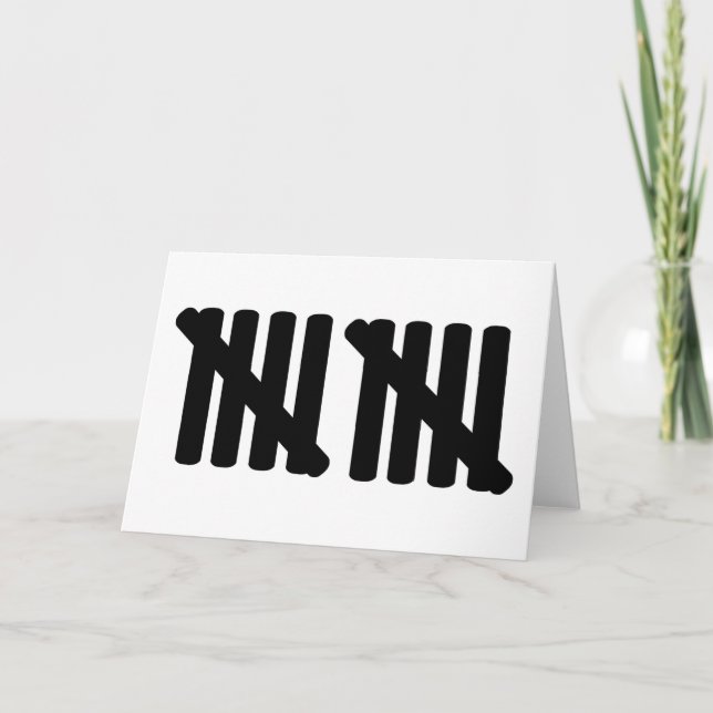 Cartão Décimo aniversário (Frente)