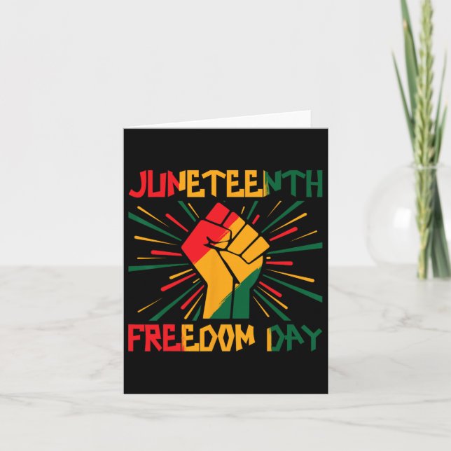 Cartão Décimo Dia da Liberdade (Frente)