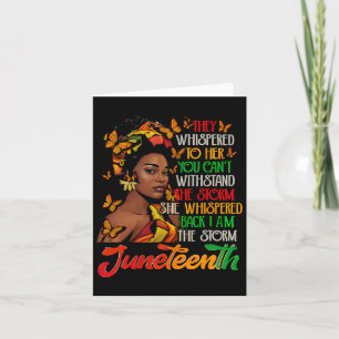Cartão Décimo Junho Eu Sou A Tempestade Mulheres Negras H