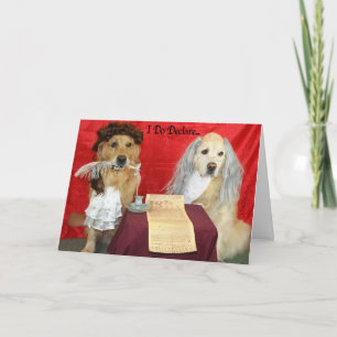 Cartão Declaração de aniversário de Ouro