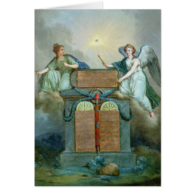 Cartão Declaração dos direitos de homem e do cidadão (Frente)