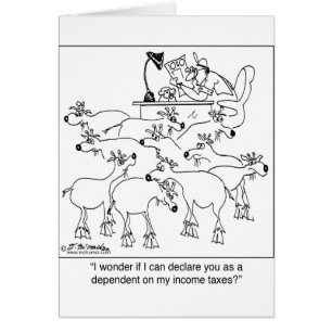 Cartão Declarando cabras como dependentes