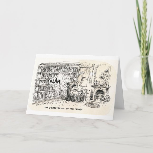 Cartão Decline of the Novel Card (Frente)