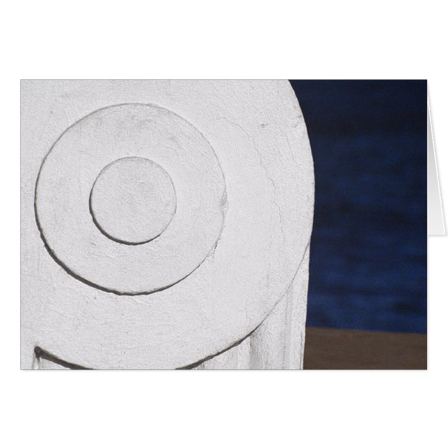 Cartão Deco branco (Frente Horizontal)