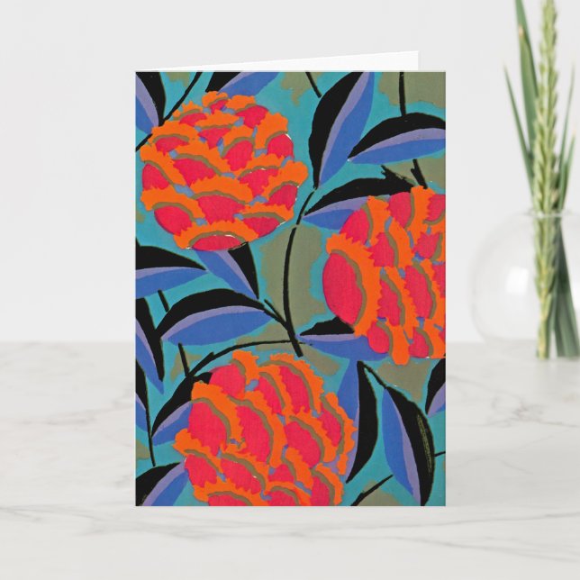 Cartão Deco de Arte de Seguy #2 em Emporio Moffa (Frente)