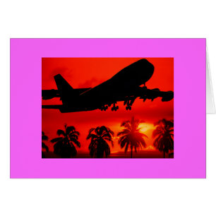 Cartão Decolagem de Miami