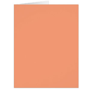Cartão Decoração de cor rosa salmon personalizável