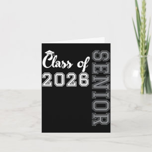 Cartão Decoração de formatura senior 2026 turma de 2026 e
