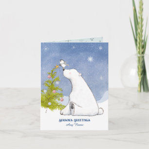 Cartão Decoração Do Natal Da Árvore