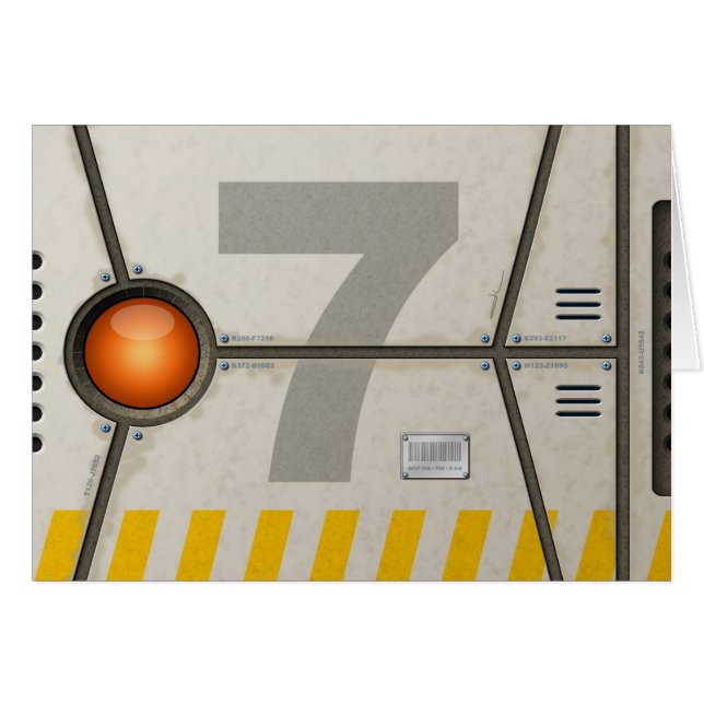 Cartão Decoração sci-iluminação (Frente Horizontal)