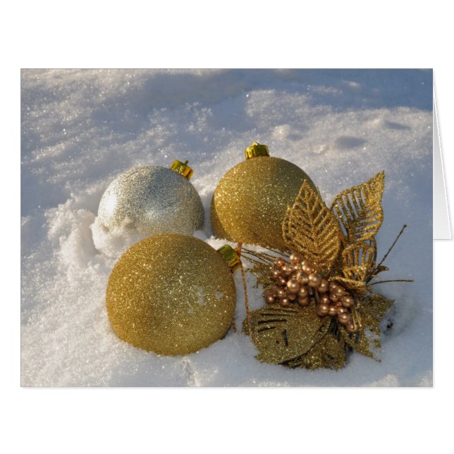 Cartão Decorações de brilho na grande placa de saudação d (Frente horizontal)