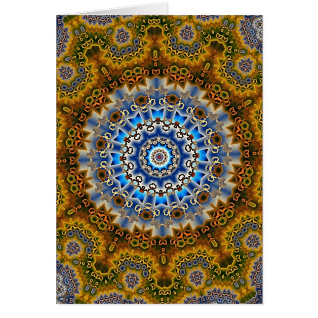 Cartão decorata #5 da mandala (Frente)