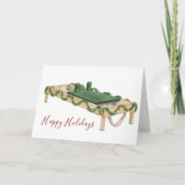 Cartão Decorated Pilates Reformer Illustration