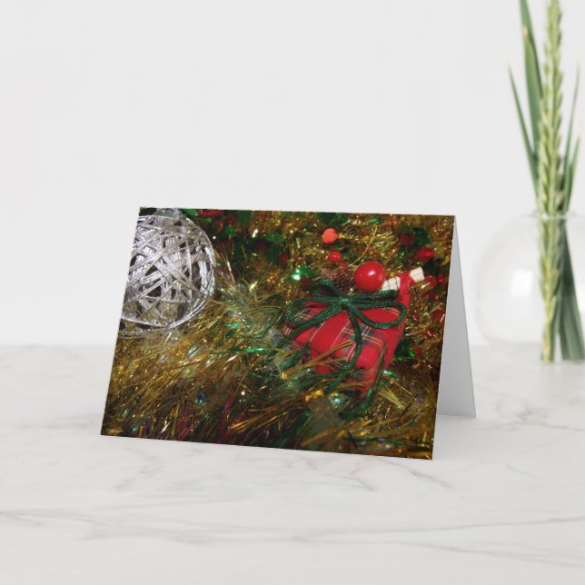 Cartão decorativo de Natal (Frente)