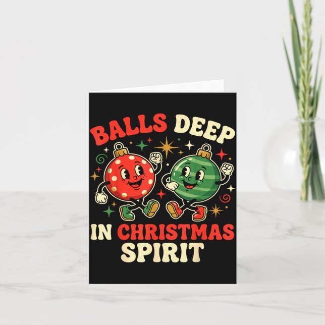 Cartão Deep In Christmas Srit  (Frente)