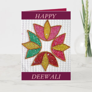 Cartão Deepavali or Deewali Greeting Card