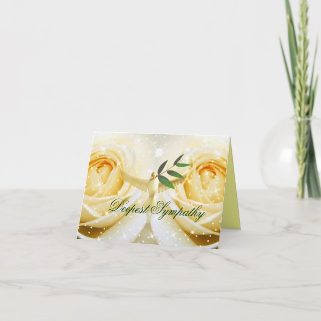 Cartão Deepest Sympathy_ (Frente)