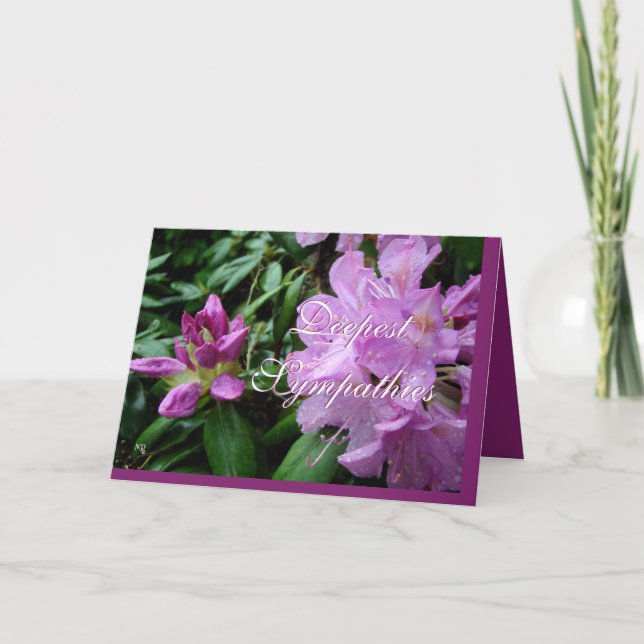 Cartão DeepSympathiesRhod-personalize qualquer ocasião (Frente)