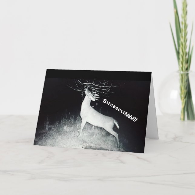 Cartão Deer Birthday Card (Frente)