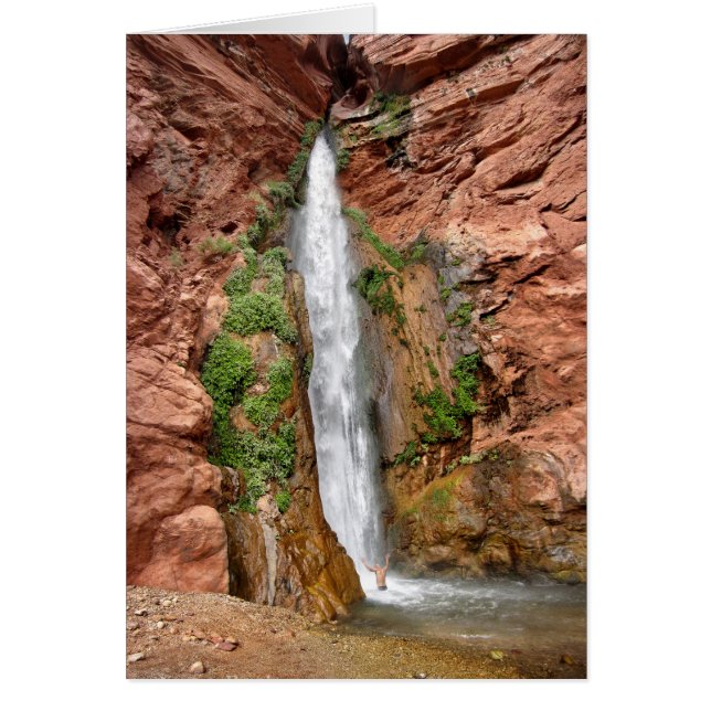 Cartão Deer Creek Falls - Grand Canyon - Waterfall (Frente)